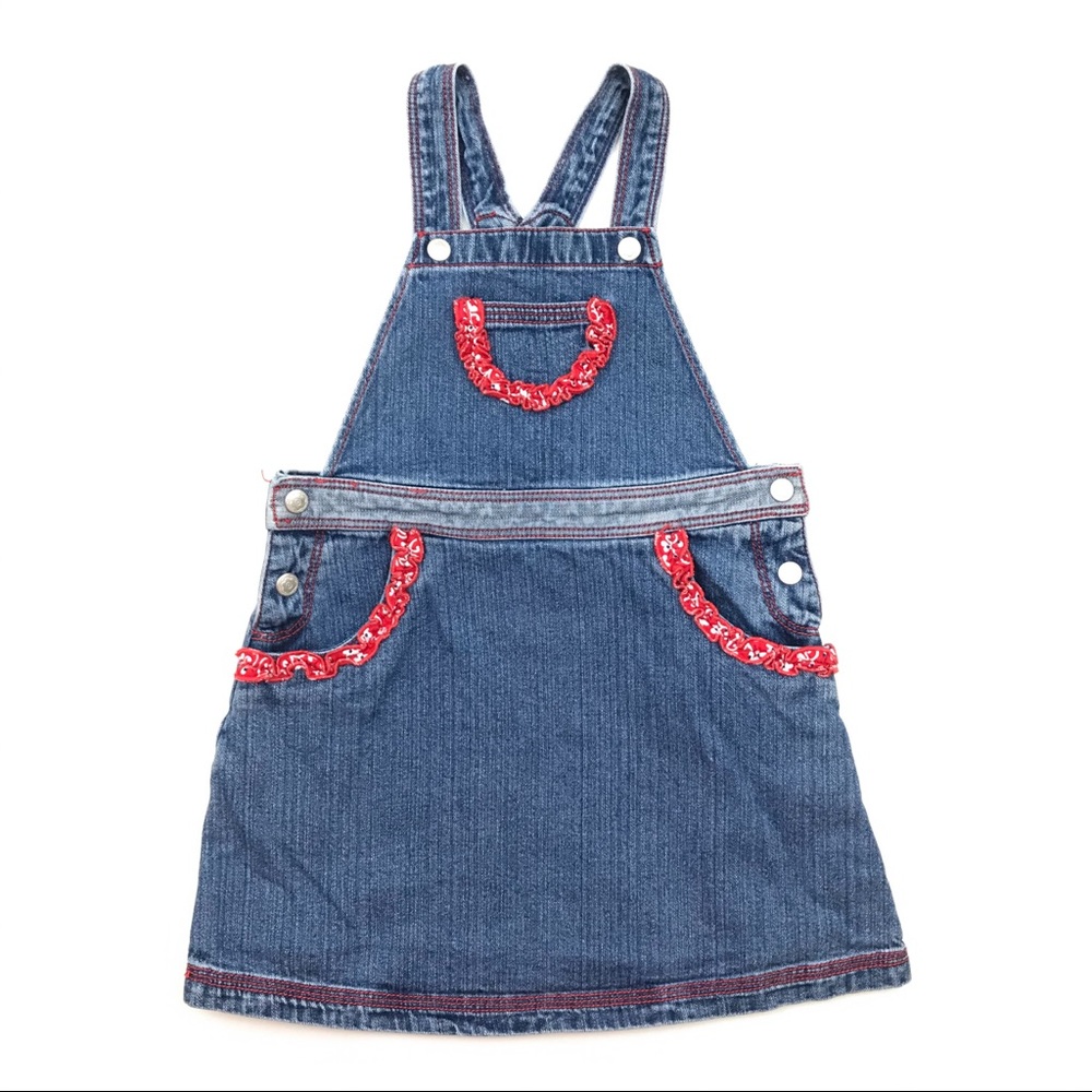 Hanna Andersson Denim Skirt Overalls